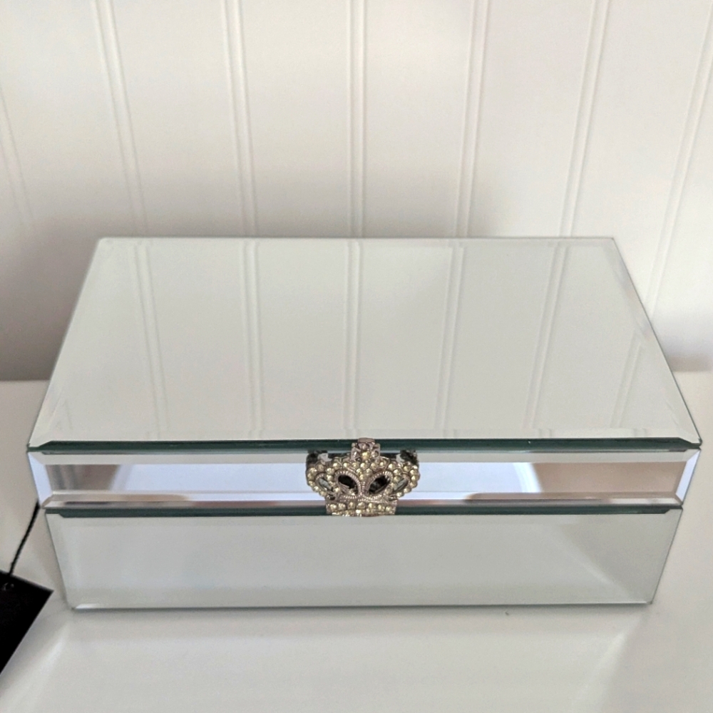 Rachel Zoe Glam Beveled Mirror Jewelry Box - Picture 5 of 12